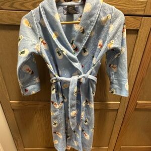 Cozy Blue Snowman Kids Pajamas